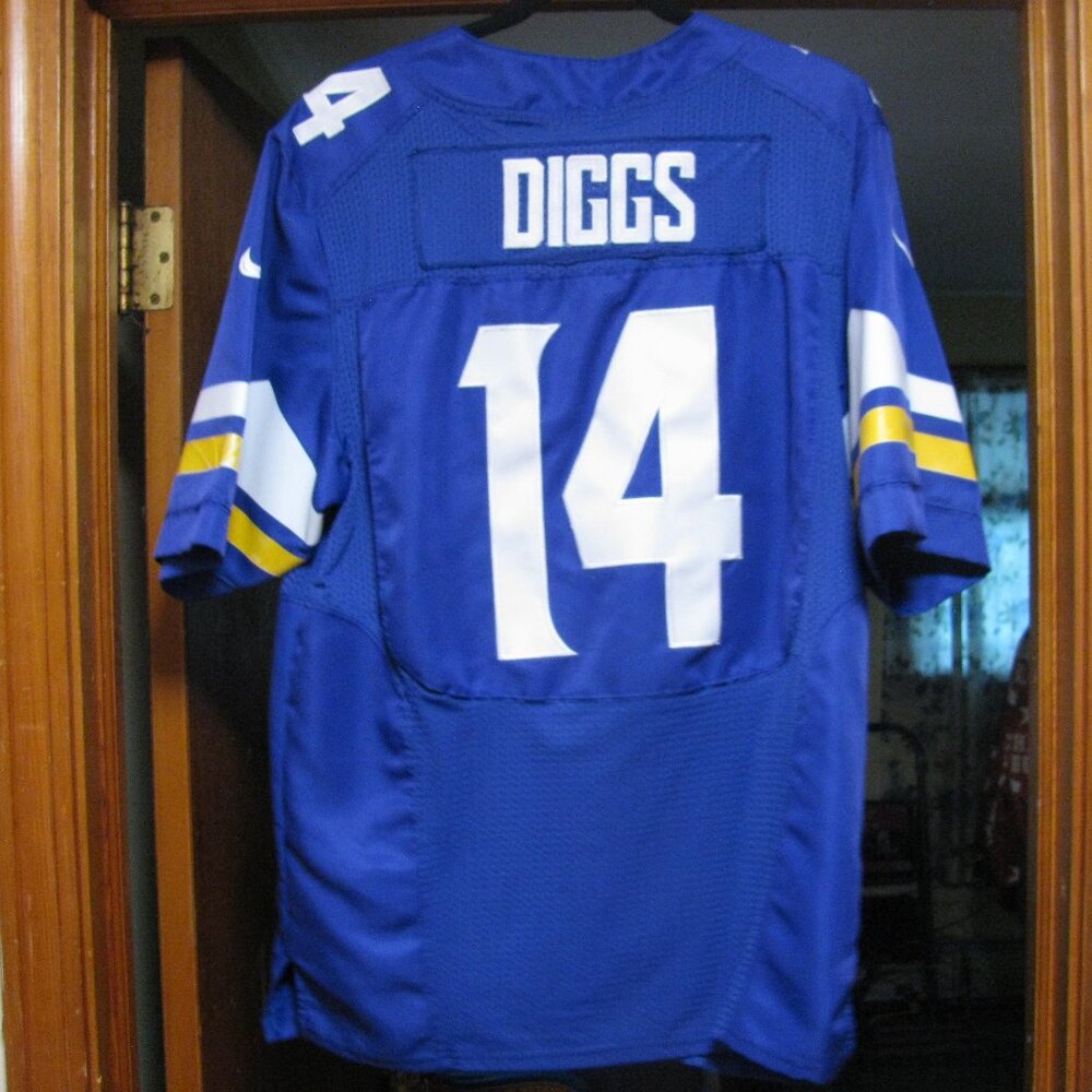 STEFON DIGGS  MINNESOTA VIKINGS  # 14  NIKE ON FIELD SEWN JERSEY SZ 40 NEW NWOT